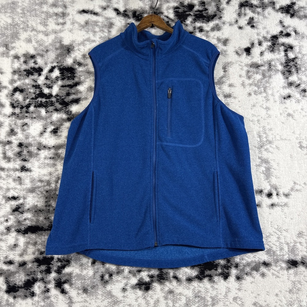 Duluth Trading Park Point Vest Womens Size XXL Blue Full Zip Fleece‎ Workwear
